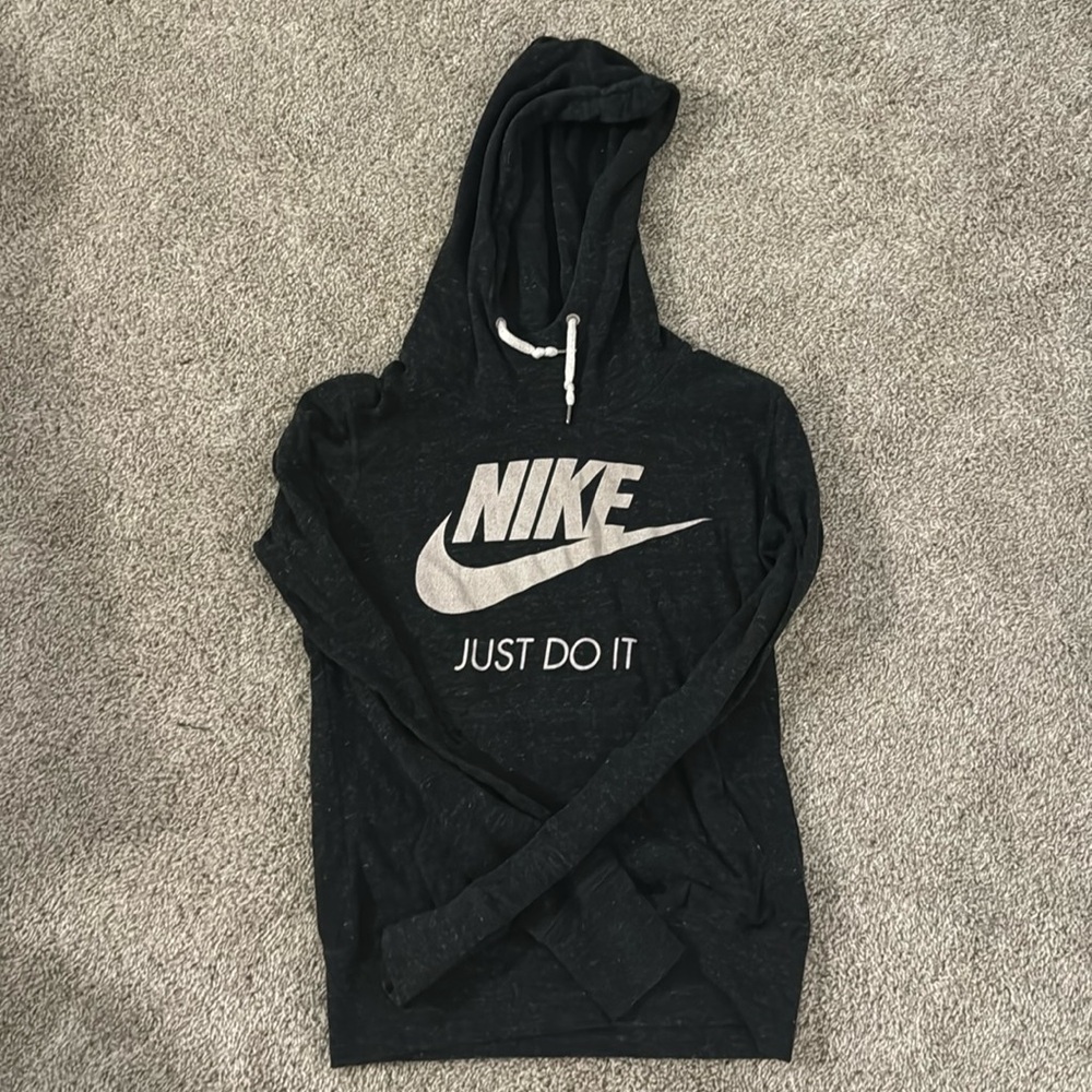 Nike sweatshirt. Heathered dark grey. Size small